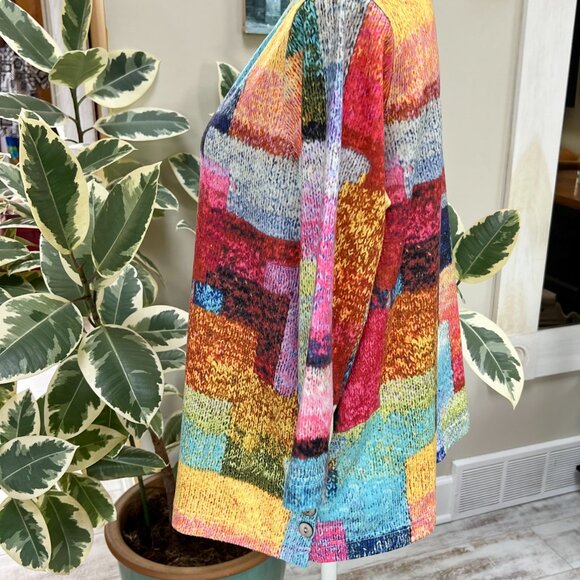 SALE!  Colorful Ali Miles Artsy Pullover Top - Picture 5 of 9
